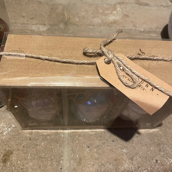 NEW! Rae Dunn Set of 3 Ceramic Gnome Ornaments (Cheer, Magic and Festive) - Picture 7 of 9